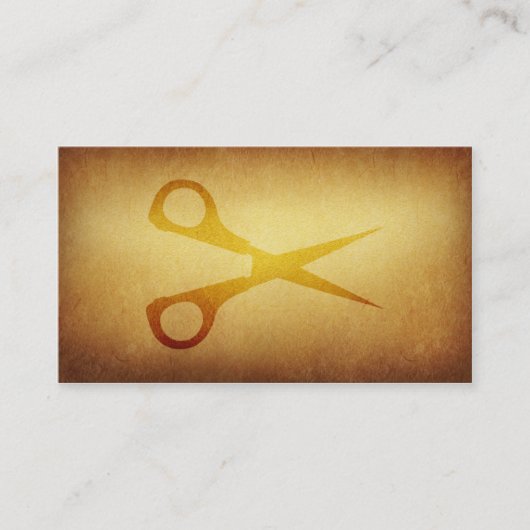 壁紙を張られたアーカイブの理容師のヘアカットの名刺 名刺