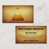 壁紙を張られたアーカイブの科学的な名刺 名刺 (正面/裏面)