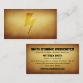 壁紙を張られたアーカイブの稲妻の速く名刺 名刺 (正面/裏面)