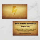 壁紙を張られたアーカイブの稲妻の速く名刺 名刺 (正面/裏面)