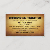 壁紙を張られたアーカイブのDJテープ名刺 名刺 (裏面)