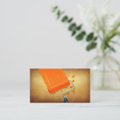 壁紙を張られたアーカイブペインターの名刺 名刺 (スタンド正面)