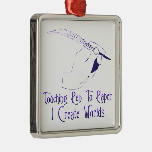 壁紙を張るべきペン メタルオーナメント (右)