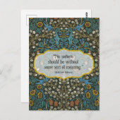 壁紙シート – William Morris ポストカード (正面/裏面)