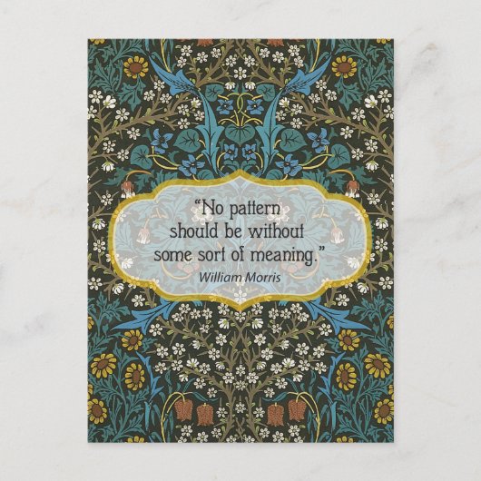 壁紙シート – William Morris ポストカード (正面)