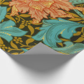 壁紙デザイン、独身のStem by William Morris ラッピングペーパー (角)