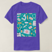 壁紙ナース Tシャツ (デザイン正面)