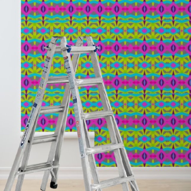 壁紙ピンクはっきりしたブルー黄色を剥がす 壁紙 (クリエイターアップロード済み)