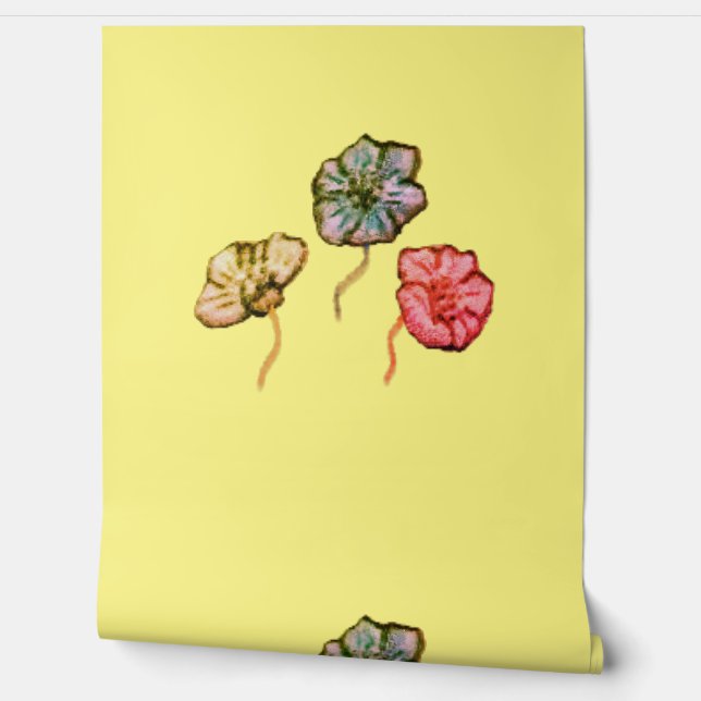 壁紙フラワースタイルデザイン 壁紙 (ほどく)