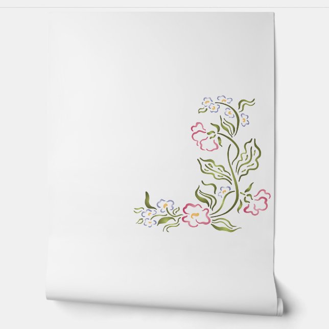 壁紙フラワースタイルデザイン 壁紙 (ほどく)