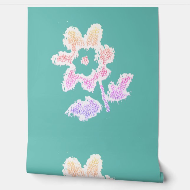 壁紙フラワースタイルデザイン 壁紙 (ほどく)