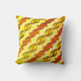 壁紙レトロオレンジ1970 クッション