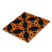 壁紙レトロオレンジ1970 タイル (側面)