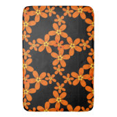 壁紙レトロオレンジ1970 バスマット (正面縦)