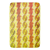 壁紙レトロオレンジ1970 バスマット (正面縦)