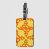 壁紙レトロオレンジ1970 ラゲッジタグ (正面縦)