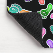 壁紙幸せな足の マウスパッド (コーナー)