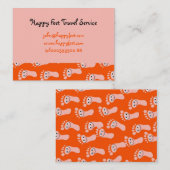 壁紙幸せな足の 名刺 (正面/裏面)