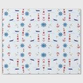 壁紙航海の背景紙 ラッピングペーパー (フラット)