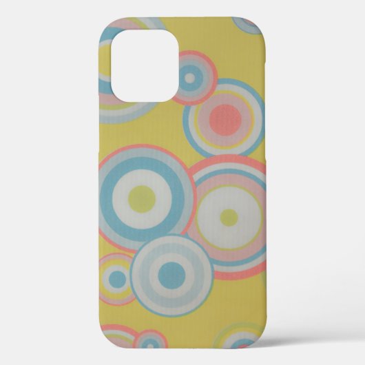 壁紙–70s-80s-circles-texture Case-Mate iPhoneケース (裏面)