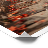 壁素晴らしの中国アート旅行の有名な場所 ポスター (角)