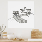 壁素晴らしオブ中国ワールド ポスター (キッチン)