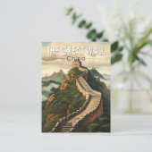 壁素晴らし中国旅行芸術ヴィンテージ ポストカード (スタンド正面)