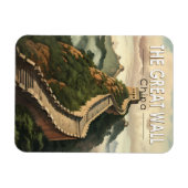 壁素晴らし中国旅行芸術ヴィンテージ マグネット (横)