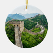 壁素晴らし中国水彩オーナメント セラミックオーナメント (正面)