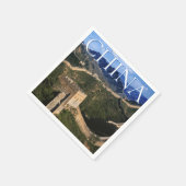 壁素晴らし |ジンシャンリン、中国 スタンダードカクテルナプキン (角)