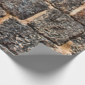 壁組積石テクスチャ ラッピングペーパー (角)