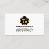 壁絵を描絵を描(ばちゃばちゃ)跳ねるサービス 名刺 (裏面)