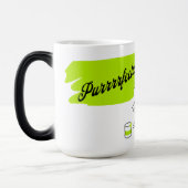 壁絵画に子猫の「パーレフェクション!」 モーフィングマグカップ (左)