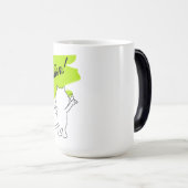 壁絵画に子猫の「パーレフェクション!」 モーフィングマグカップ (正面右)