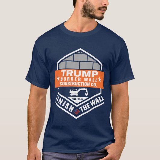 壁縁ど建築仕上げ壁トランプ Tシャツ (正面)