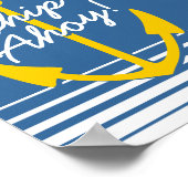 壁航海のポスター装飾 |イエローボートいかり ポスター (角)