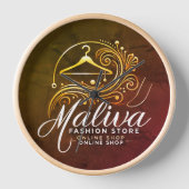 壁芸術的時計デコ 壁時計 (正面)