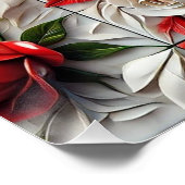 壁貼り英語バラデザイン ポスター (コーナー)