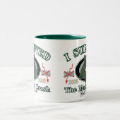 壁通り/生き延びI市場の崩壊 ツートーンマグカップ (中央)