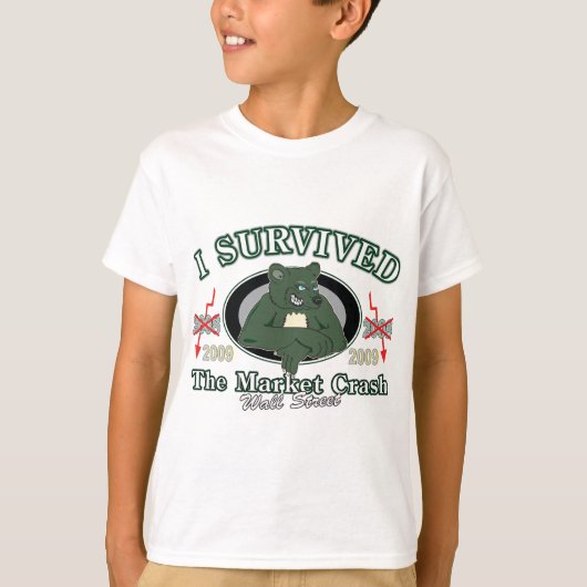 壁通り/生き延びI市場の崩壊 Tシャツ (正面)