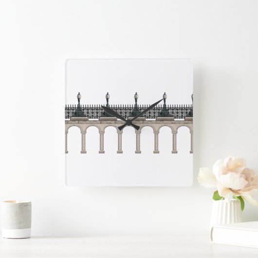 壁高品質時計 スクエア壁時計 (ホーム)