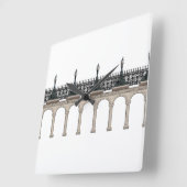 壁高品質時計 スクエア壁時計 (傾斜)