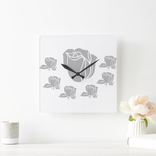 壁高品質時計 スクエア壁時計 (ホーム)