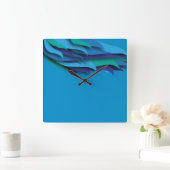 壁高品質時計 スクエア壁時計 (ホーム)