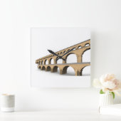 壁高品質時計 スクエア壁時計 (ホーム)