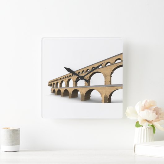 壁高品質時計 スクエア壁時計 (ホーム)