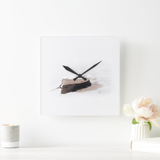 壁高品質時計 スクエア壁時計 (ホーム)