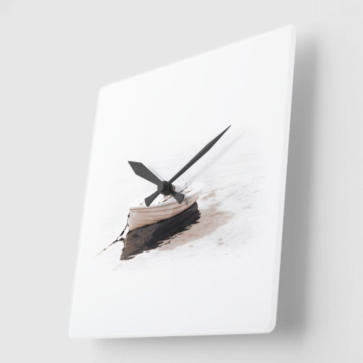 壁高品質時計 スクエア壁時計 (傾斜)