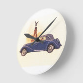 壁高品質時計 ラウンド壁時計 (傾斜)