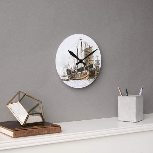 壁高品質時計 ラウンド壁時計 (オフィス)